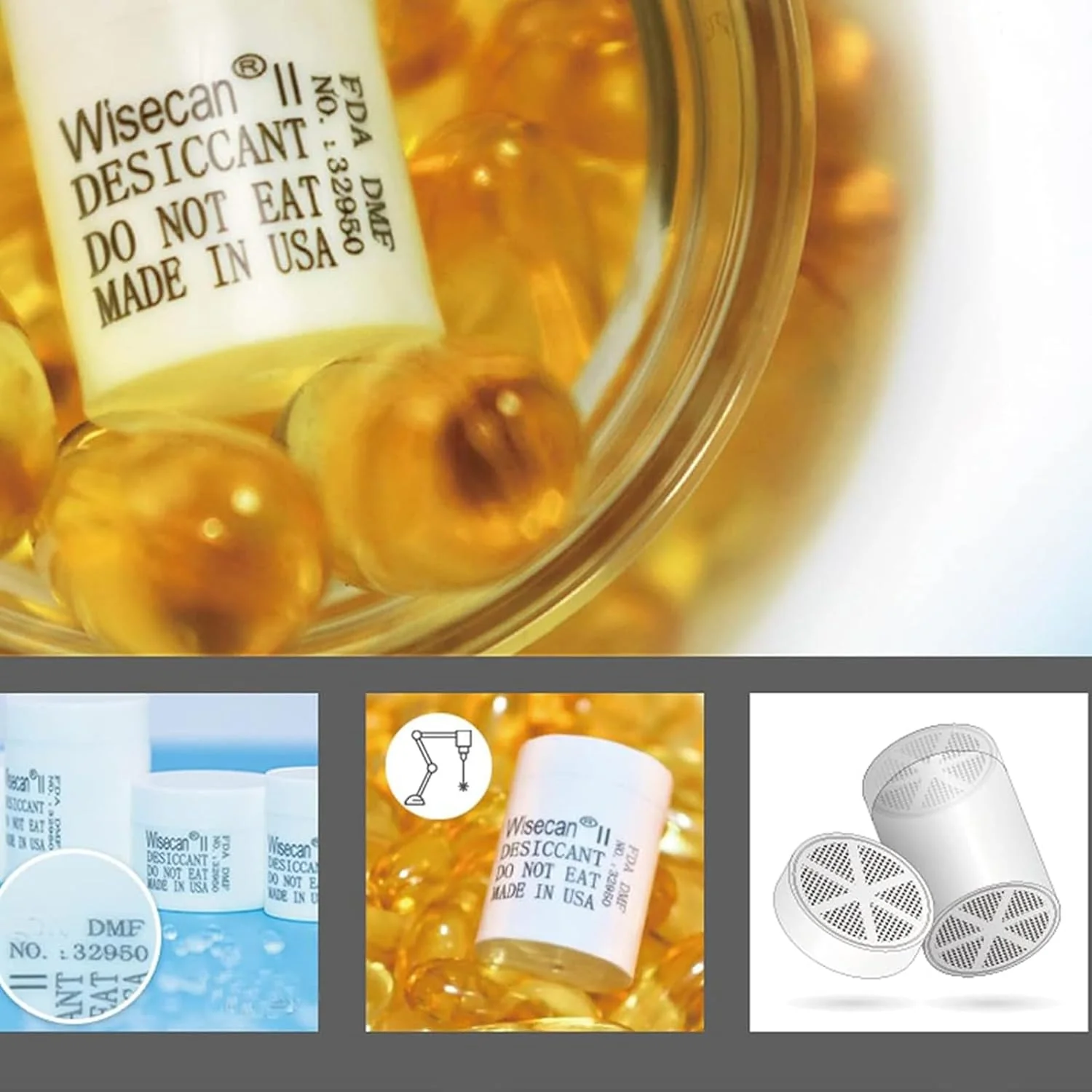 1g Silica Gel Canister Desiccant–For Medicines, Edibles, and Healthcare Products - Image 5
