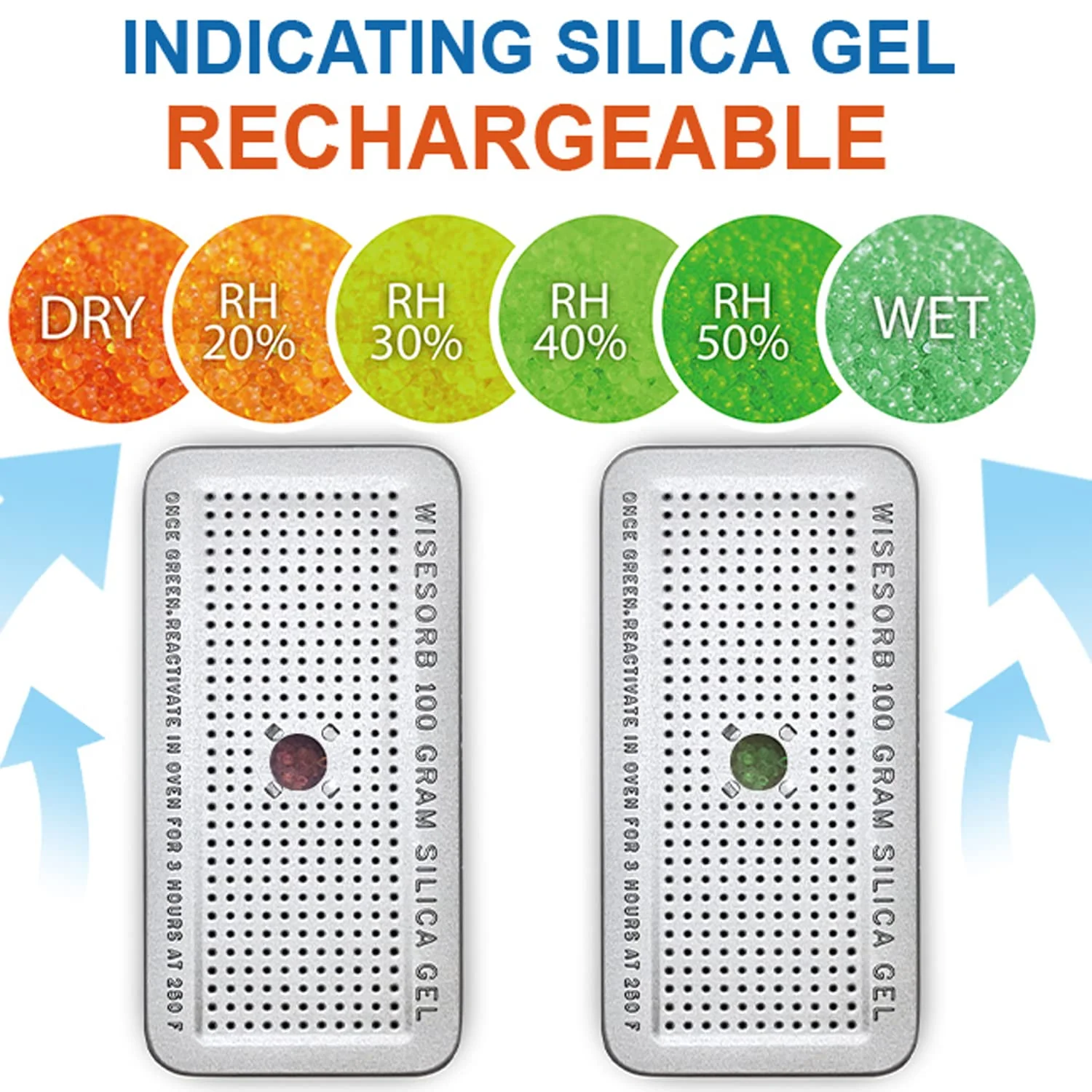 100g Indicating Silica Gel Place inside shoes for moisture control - Image 6