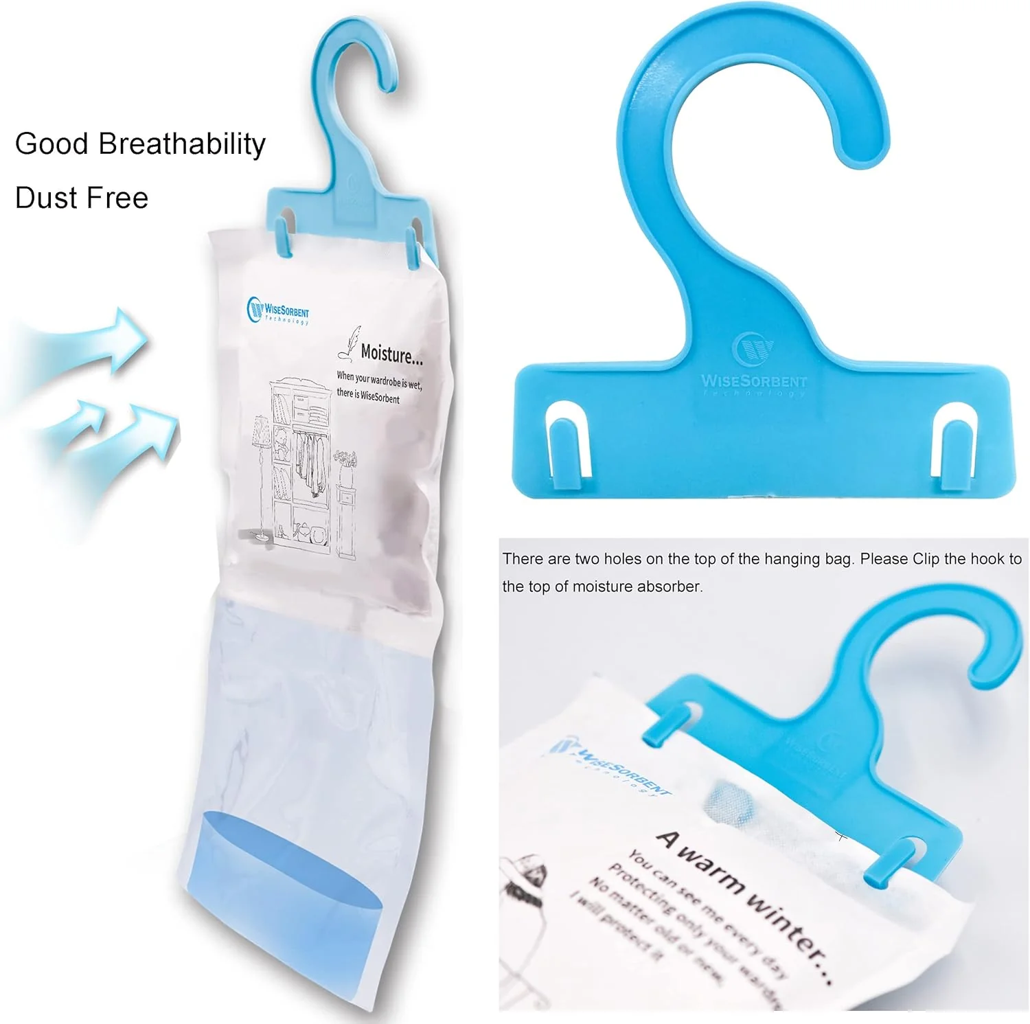 200g Portable Dehumidifiers for Closet and Enclosed Space - Image 3