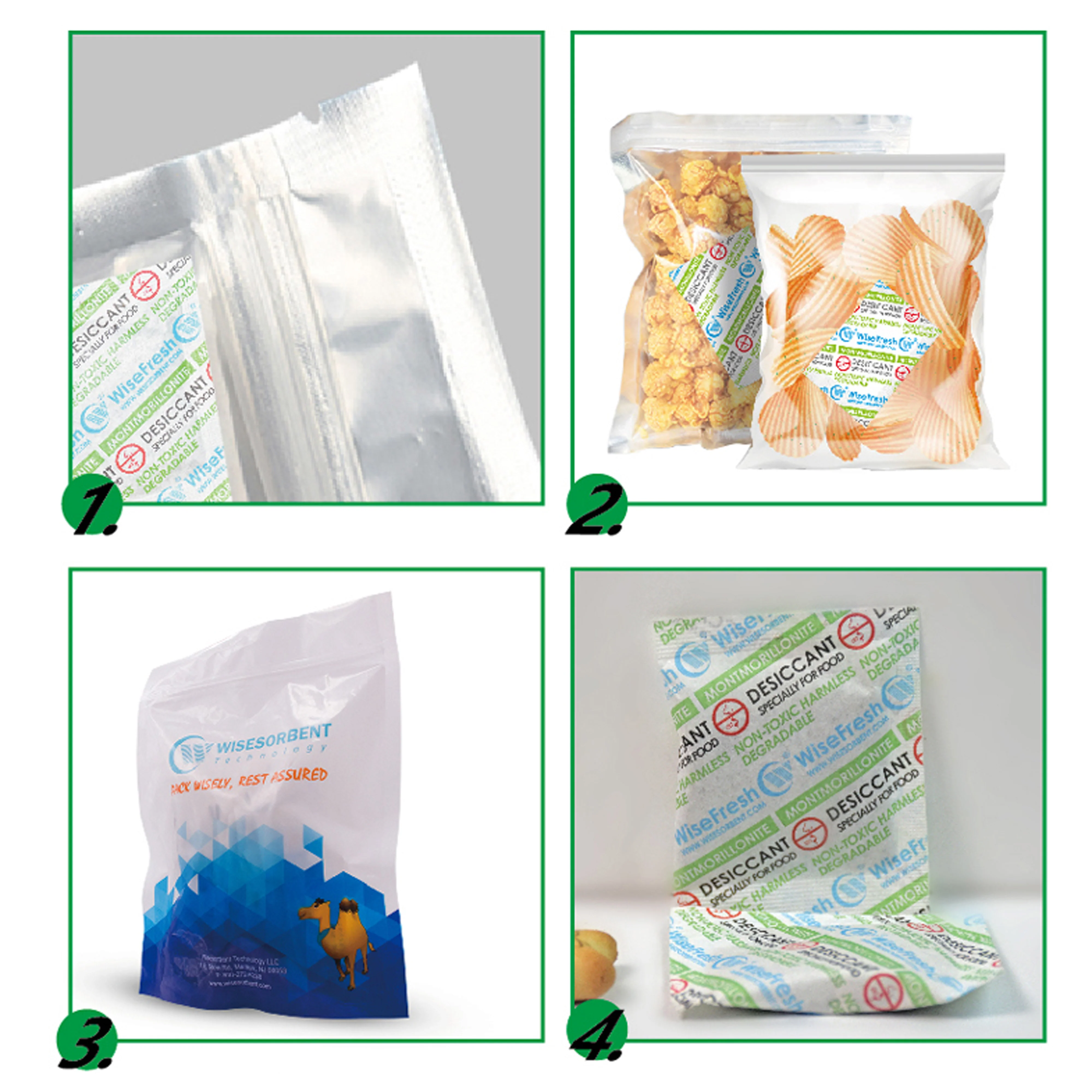3g Food Safe Clay Desiccant Packs – Eco-Friendly Non-Woven Paper Desiccant Packets - Image 5