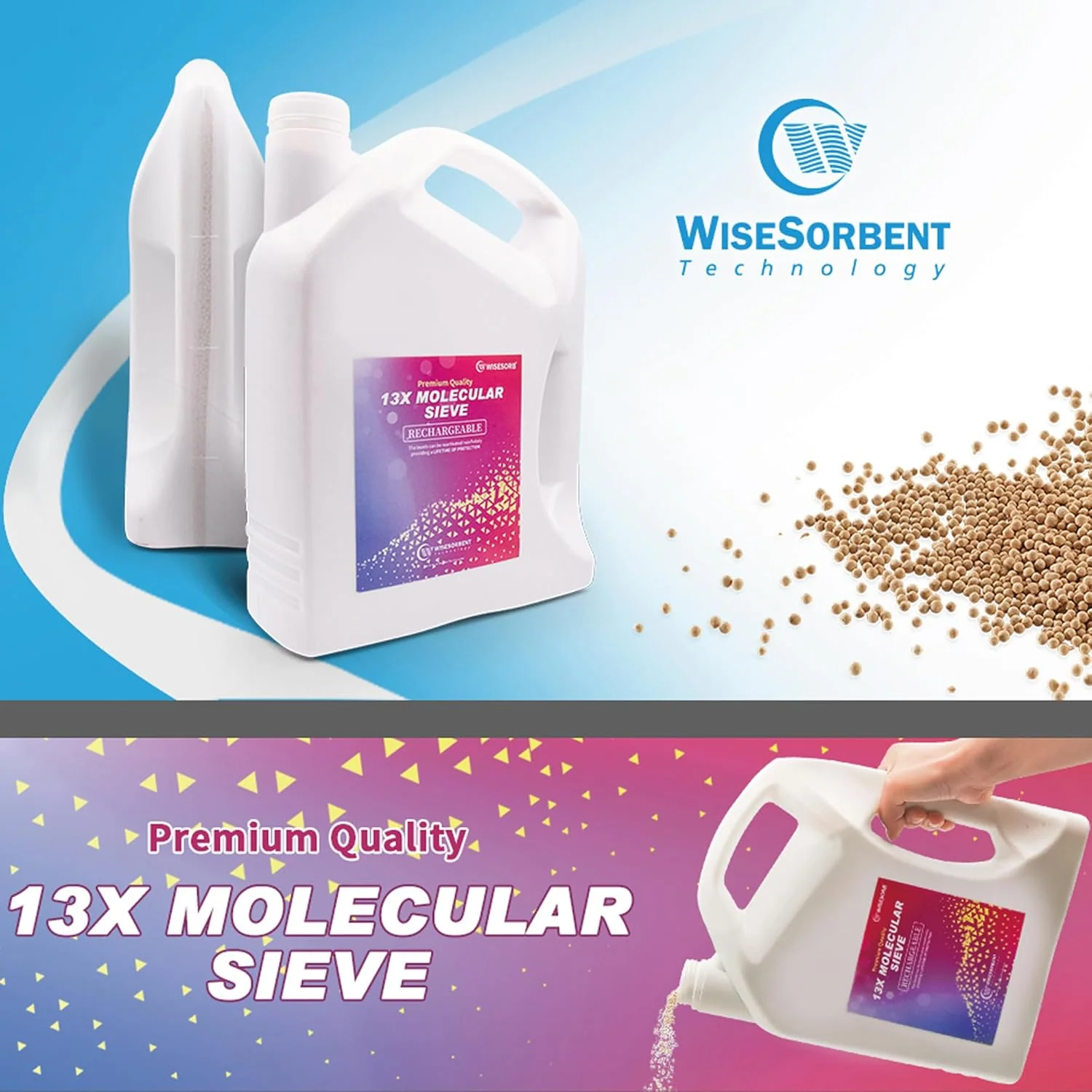 6 lb 13X Molecular Sieve Beads-1.5-2.5mm Bulk Molecular Sieve Desiccant - Image 3